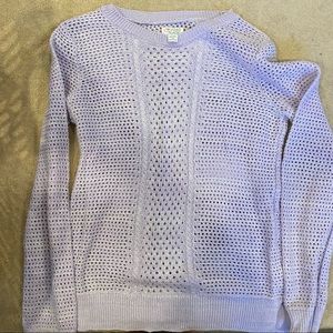 Lavender knit sweater